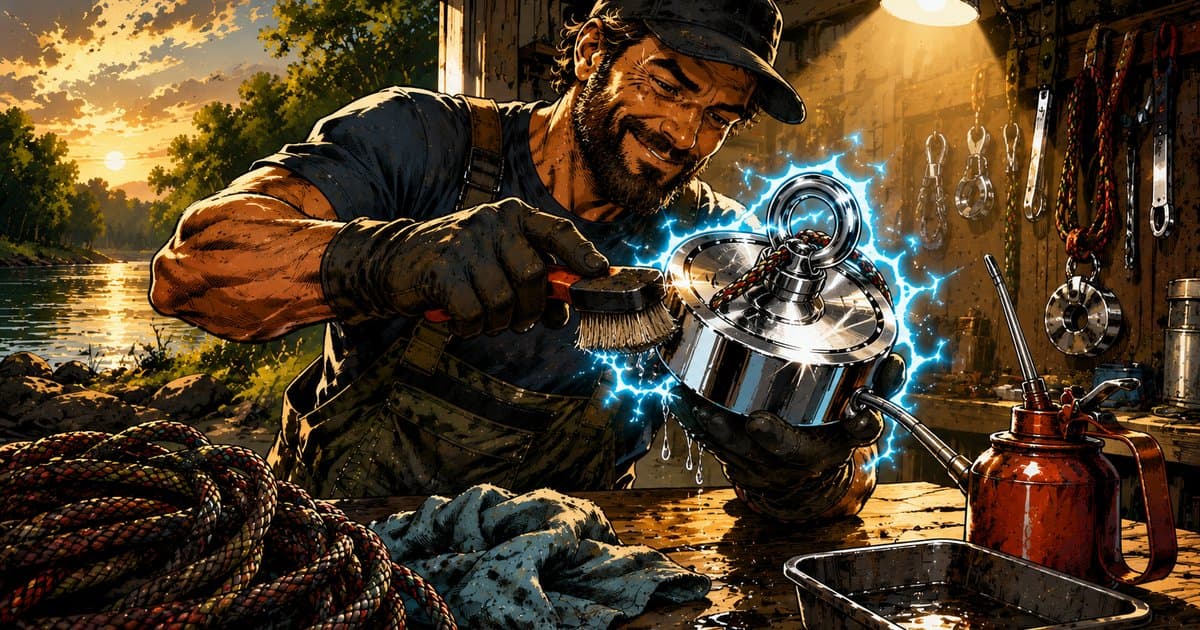 How to Clean & Maintain Your Magnet Fishing Gear