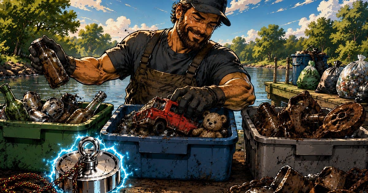 How to Dispose of Magnet Fishing Finds Safely