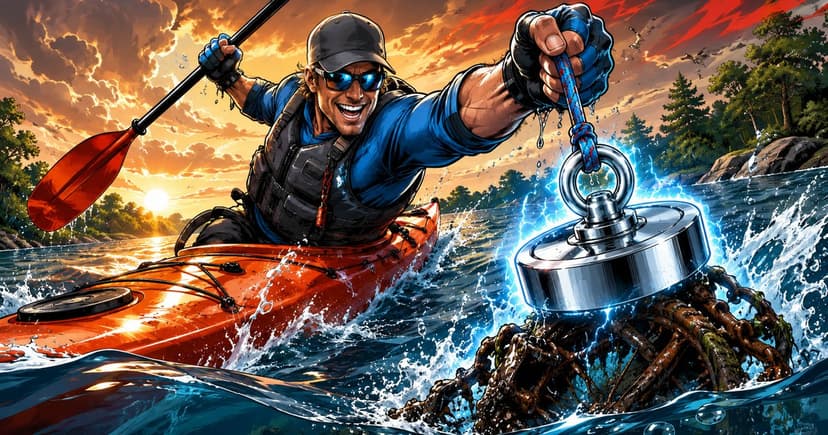 Magnet Fishing from a Kayak or Canoe: Tips & Gear