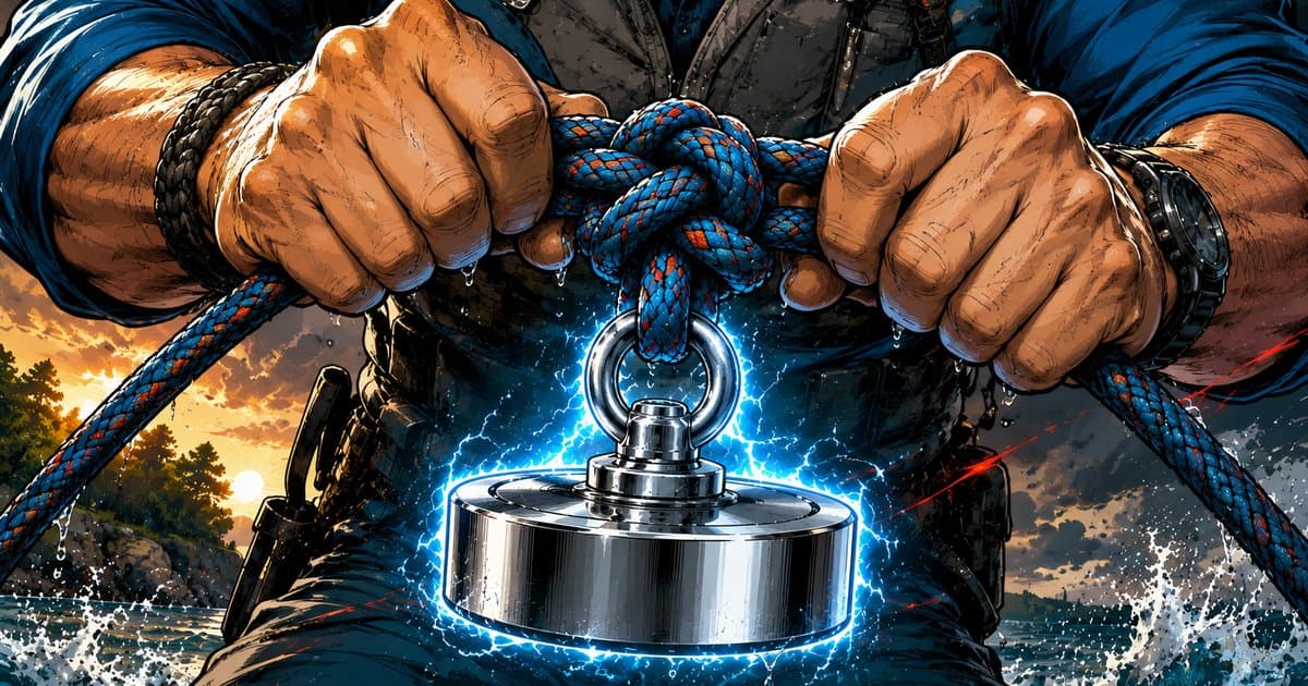 Magnet Fishing Rope and Knots: What to Buy and How to Tie