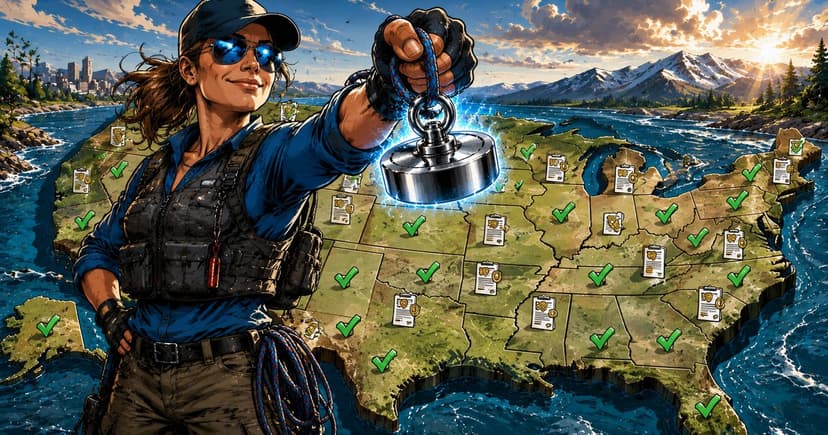 Is Magnet Fishing Legal? Laws in All 50 States (2026)