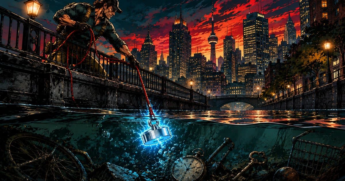 Urban Magnet Fishing: Finding History in City Waters
