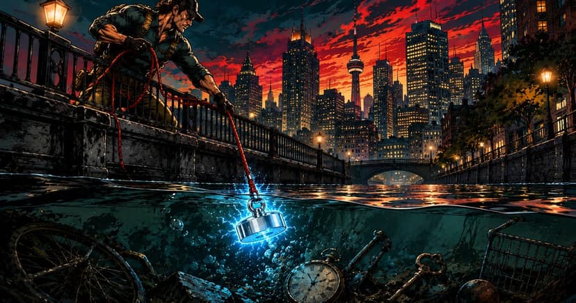 Urban Magnet Fishing: Finding History in City Waters