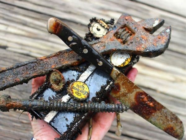 Magnet fishing find: Miscellaneous tools found magnet fishing