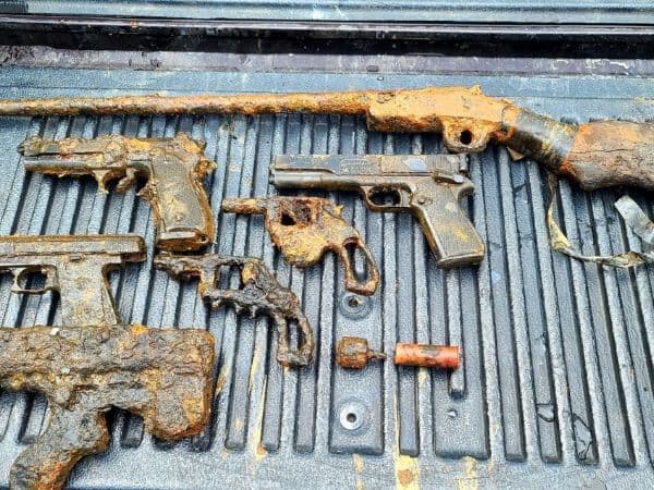 Magnet fishing find: Guns found magnet fishing in Georgia
