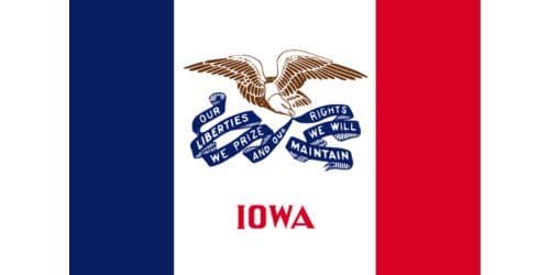 Iowa state flag