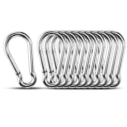 KINLINK 304 Stainless Steel Spring Snap Carabiner Clip