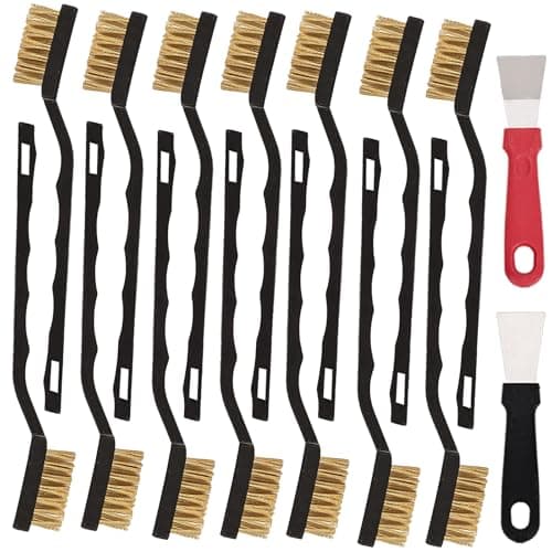 Jikvmis Mini Brass Brush Set